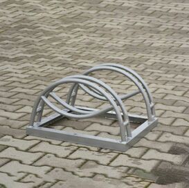 Zeitloser Fahrradparker fr zwei Fahrrder aus Metall -...