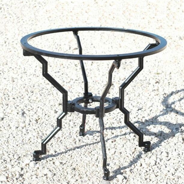 Modernes rundes Tischgestell aus Gusseisen fr den Garten - Arnor