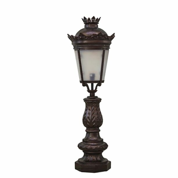 Pollerlampe fr den Garten im historischen Stil aus Gusseisen - Biki