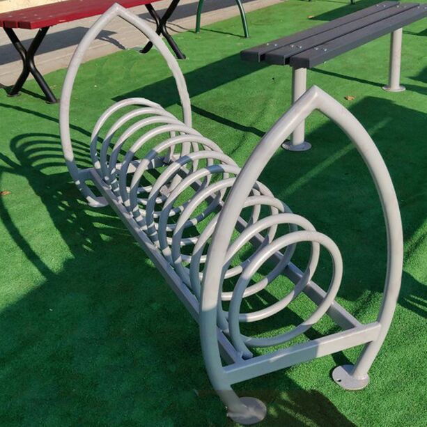 Moderne Fahrrad-Spirale aus Metall zur Garten- und Stadtgestaltung - Geir
