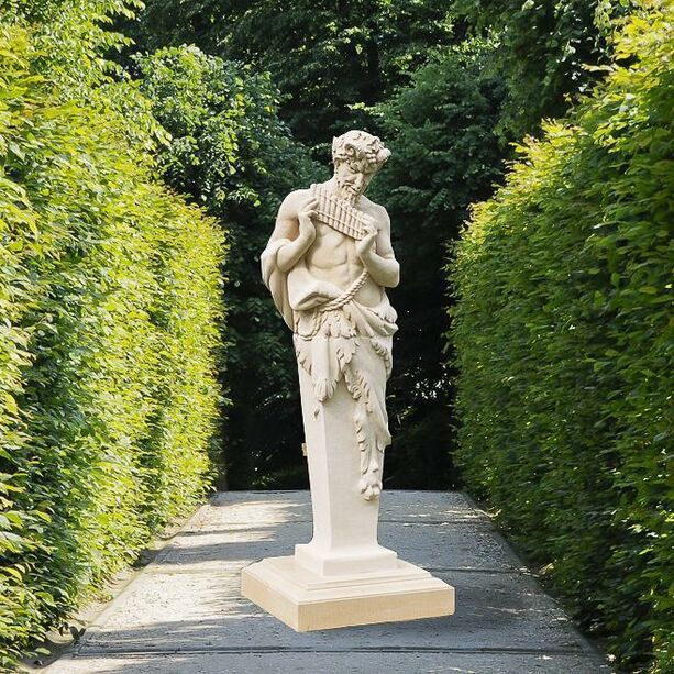 Garten Statue aus Steinguss - Pan