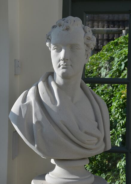 Bste aus Steinguss - Lord Byron
