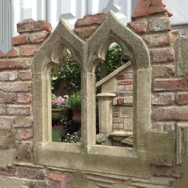 Groes Ruinenfenster aus Steinguss mit Dreiblatt - Trafalga Windsor