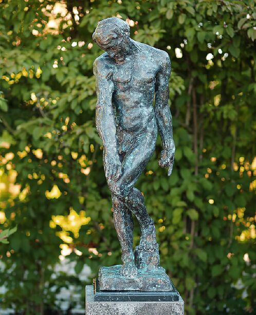 Bronze Skulptur Adam - Original von Rodin