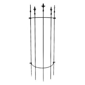 Rankenhilfe halbrund aus Metall mit Lilienspitzen - Halorium