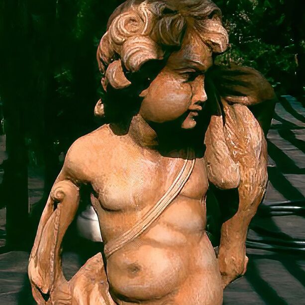 Steinguss Amor Skulptur fr den Garten - Amore