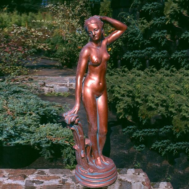 Frauen Aktfigur fr den Garten - Venus aus Steinguss - Venere