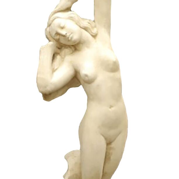 Venus Aktskulptur fr den Garten - eindrucksvolle Steinguss Dekoration - Valentina