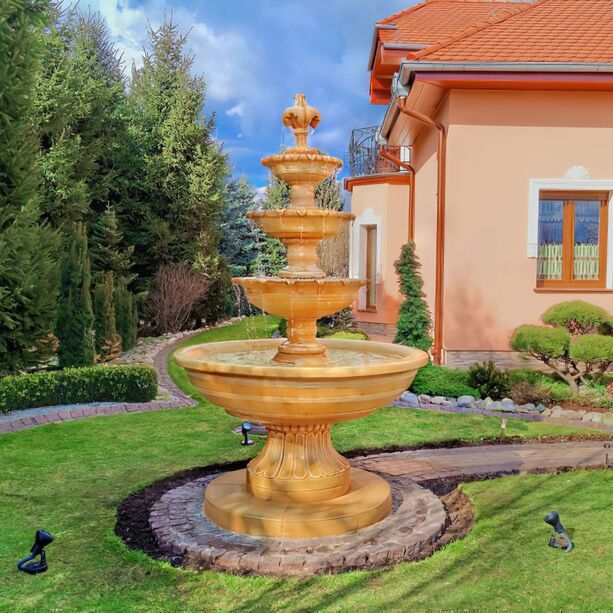 Groer Kaskaden Springbrunnen fr den Garten aus Steinguss - Biagia