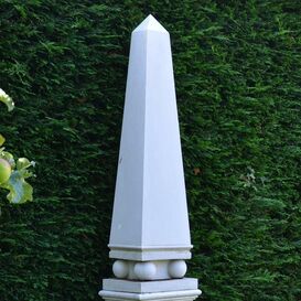 Obelisk Steinfigur Garten - Amun