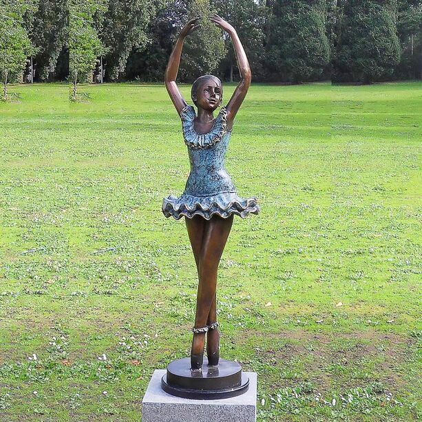 Ballerina Bronze Figur für den Garten - Èva