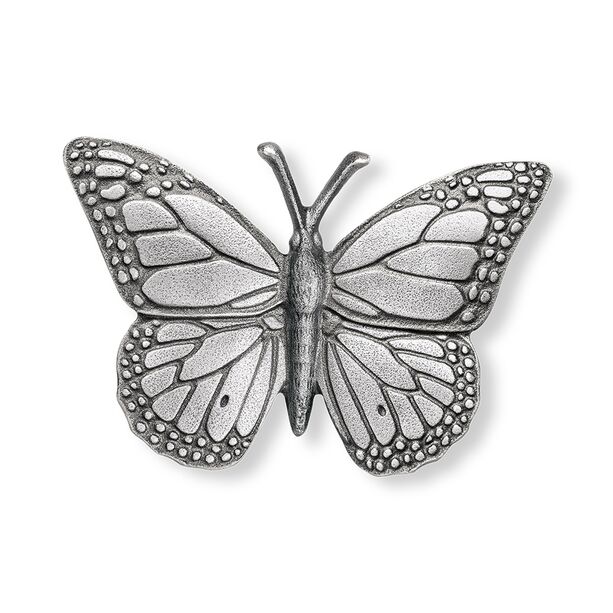 Lebensgroer Schmetterling aus Aluminium - Gartenfigur - Monarchfalter Rino