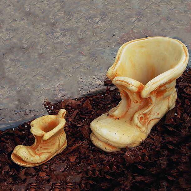 Steinguss Pflanztpfe in Schuh Form fr die dekorative Gartengestaltung - Chloris