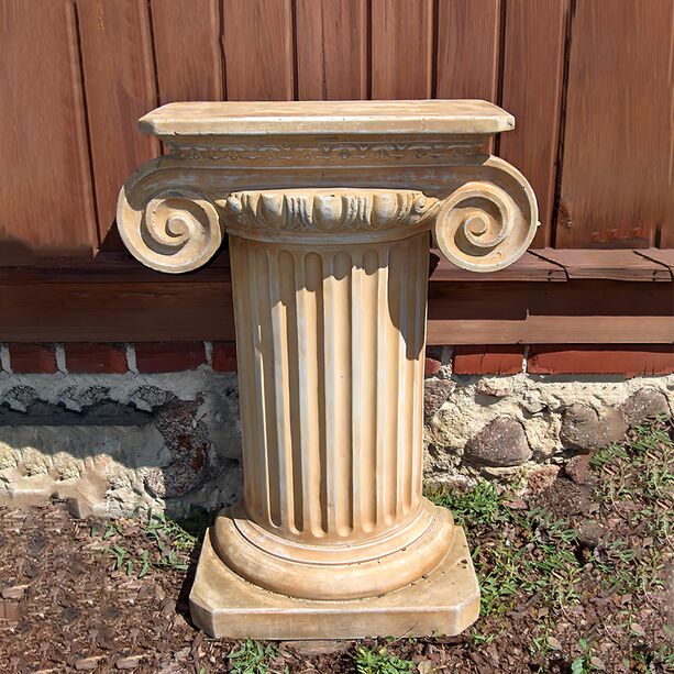 Klassische Steinguss Säule im Antikstil für den Garten oder Park - Onycha