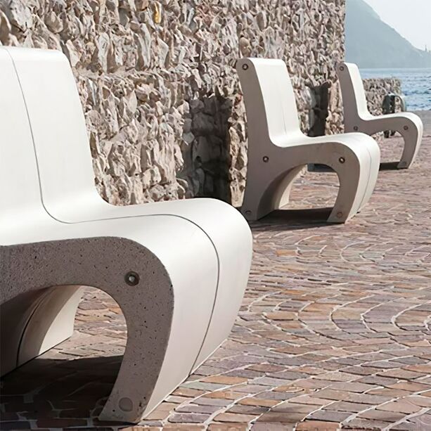 Moderner Steinguss Stuhl fr die Outdoor Nutzung - Soula