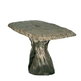 Einzigartiger Steinguss Tisch fr den Garten - einfarbig...