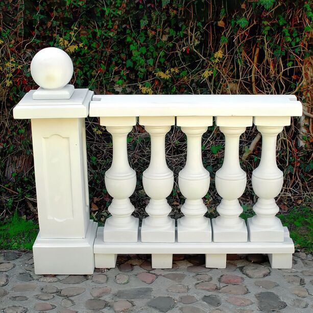 Klassische Balustrade aus Steinguss in verschiedenen Farben - Agathon