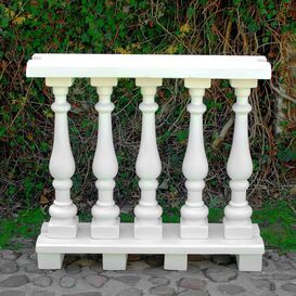 Schmale Steinguss Baluster fr Balkone, Terrassen oder...