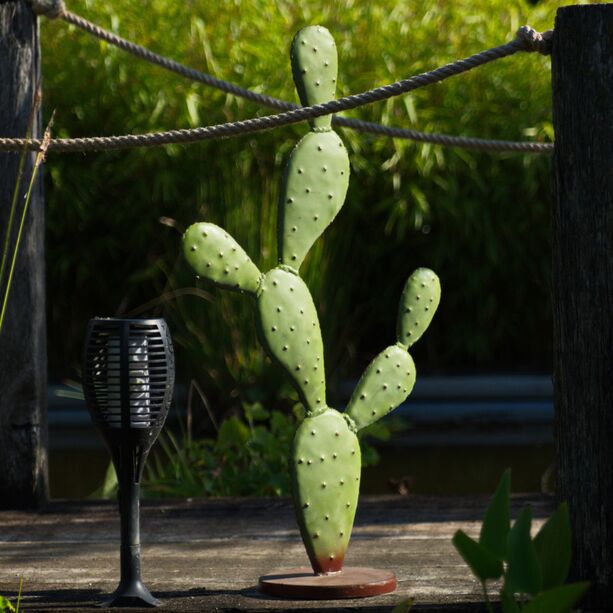 Grner Wstenkaktus aus Metall fr einzigartige Gartengestaltung - Fayola S