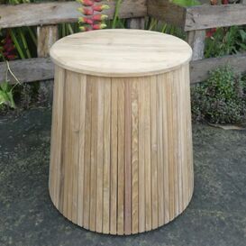 Teak Beistelltisch f�r den Garten &ndash; nat�rlich &...