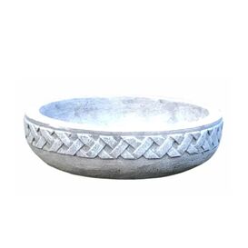 Dekoratives Garten Vogelbad aus Steinguss - Hanori