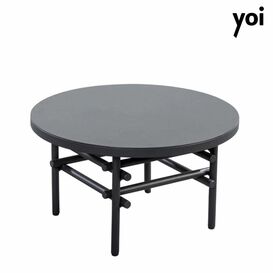 Eleganter Beistell-Gartentisch aus Aluminium in...