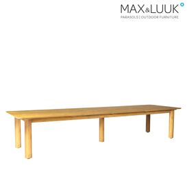 Langer niedriger Esstisch f�r den Garten aus Teakholz -...