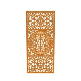 Ornamentale Sichtschutzwand aus Corten kunstvolles Design...