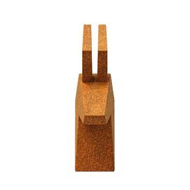 Corten Ziegenkopf Figur stylische Metall Wandskulpturf�r...