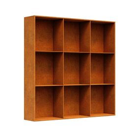 Gartenregal aus Corten stilvolle Aufbewahrung f�r Deko,...