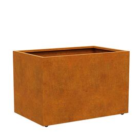 Cortenstahl Pflanzbeh�lter mit Rollen modern, funktional...