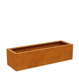 Cortenstahl Beetumrandung eckig, offen und perfekt f�r...