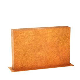 Massive Corten Sichtschutzwand stilvoller Raumteiler in...