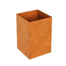 Eckiger Cortenstahl Pflanzk�bel minimalistisch, robust &...