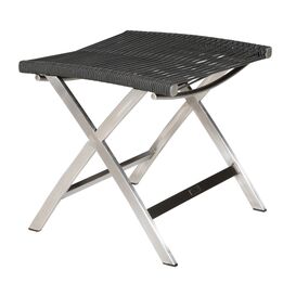 Grauer Outdoor Klapphocker f�r Gartenst�hle