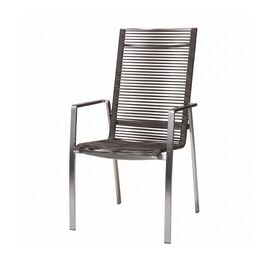 Eleganter Designstuhl f�r Garten & Terrasse aus Edelstahl...
