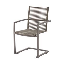 Eleganter Swing Gartenstuhl mit Aluminium Armlehne