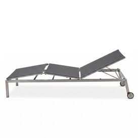 Premium Gartenliege aus Edelstahl h�henkomfortabel,...