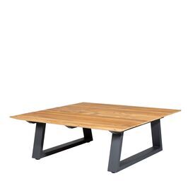 Edler Gartenlounge Tisch aus Aluminium & recyceltem...