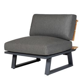 Premium Gartenlounge Mittelmodul aus Aluminium mit...