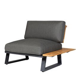 Outdoor-Lounge Eckmodul mit Aluminiumrahmen & recyceltem...