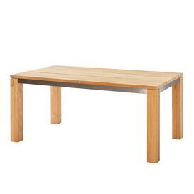 Rustikaler Design-Esstisch aus recyceltem Teakholz mit...