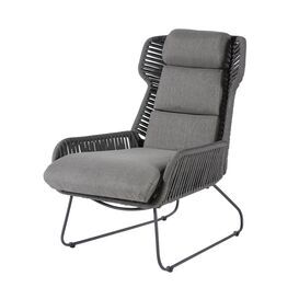 Komfortabler Relaxsessel mit Aluminiumrahmen, feinem...