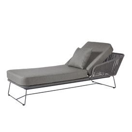 Outdoor Daybed aus Aluminium & Rope mit Edelstahl...