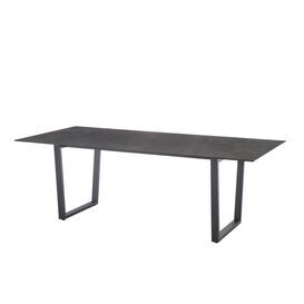 Premium Gartentisch mit Edelstahl-Kufengestell &...