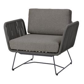 Dunkelgrauer Gartensessel f�r Outdoor Lounge