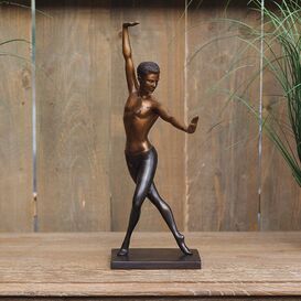 Eleganter T�nzer als Bronze-Dekofigur - Ballettt�nzer
