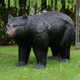 Bronze Tierfigur f�r den Garten - B�renskulptur - B�r Gruni