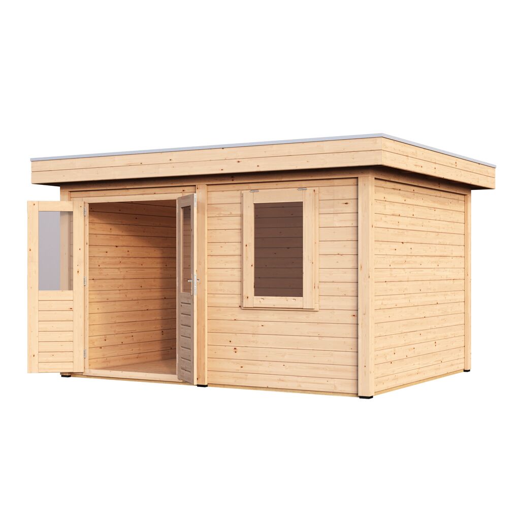 Ultimatives Premium Holz-Gartenhaus 388x300cm zur Selbstmontage - Gartenhaus Loris