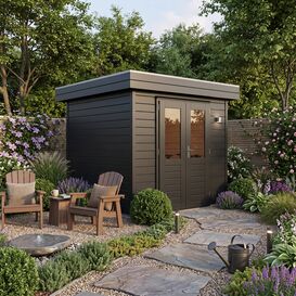 Exklusives Premium Sommerhaus aus Holz 240x240cm in...